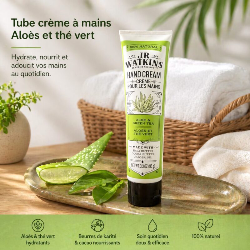 Crème aloès et thé vert