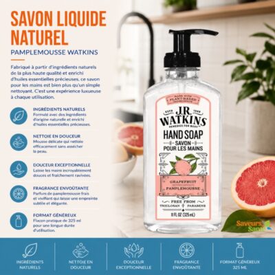 Savon liquide pour les mains au pamplemousse Watkins