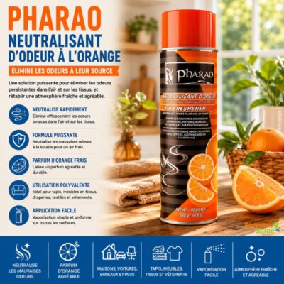 Pharao neutralisant d'odeur à l'orangev