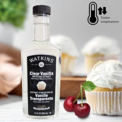 Vanille Blanche Watkins- 325 ml – Extrait Idéal pour Pâtisseries Sans Coloration