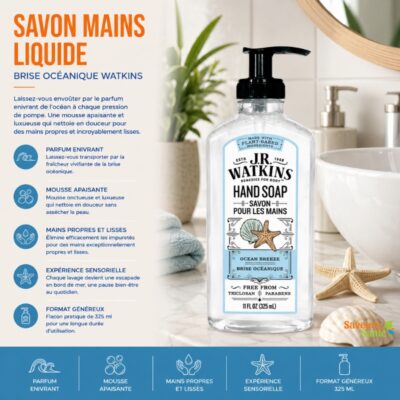 Savon liquide pour les mains Brise Océanique Watkins