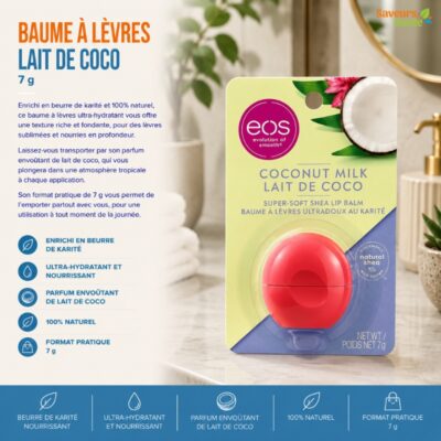 Baume à lèvres Lait de coco 7 g
