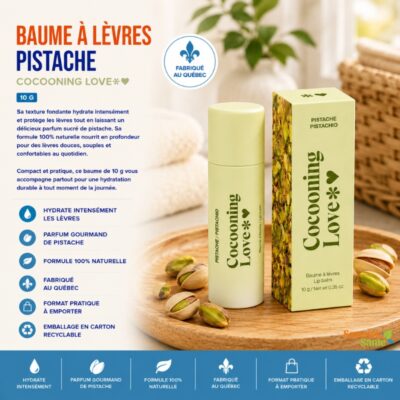 Baume à lèvres Pistache 10 g Cocooning Love