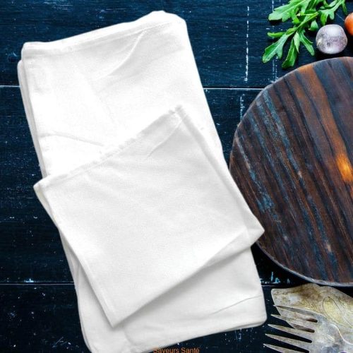 Linge Huck towel blanc 17 x 27