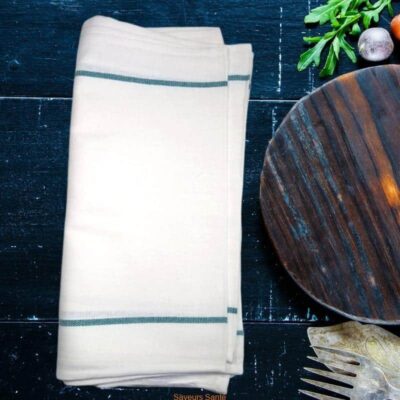 Linge de Cuisine ligne verte 15 x 32