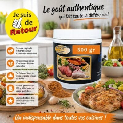 Assaisonnement Tout Usage 500 g (anciennement multi-pro).