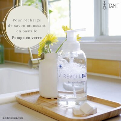 Distributeur de Savon Moussant Révolubar en Verre: Révolutionnez votre routine - 375 ml