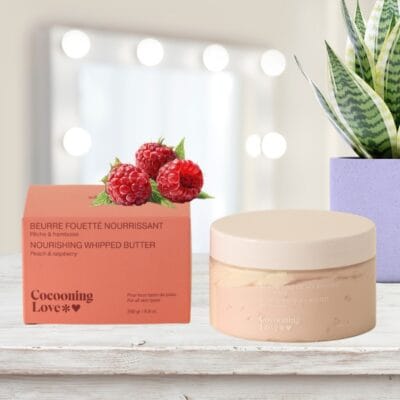 Beurre Fouetté Cocooning love – Pêche & Framboise