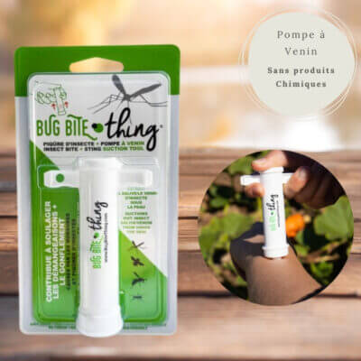 Bug Bite pompe à venin – Soulagement Naturel des Piqûres en Quelques Secondes