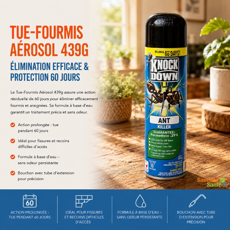 Tue-fourmis aérosol 439 g pour le contrôle des fourmis