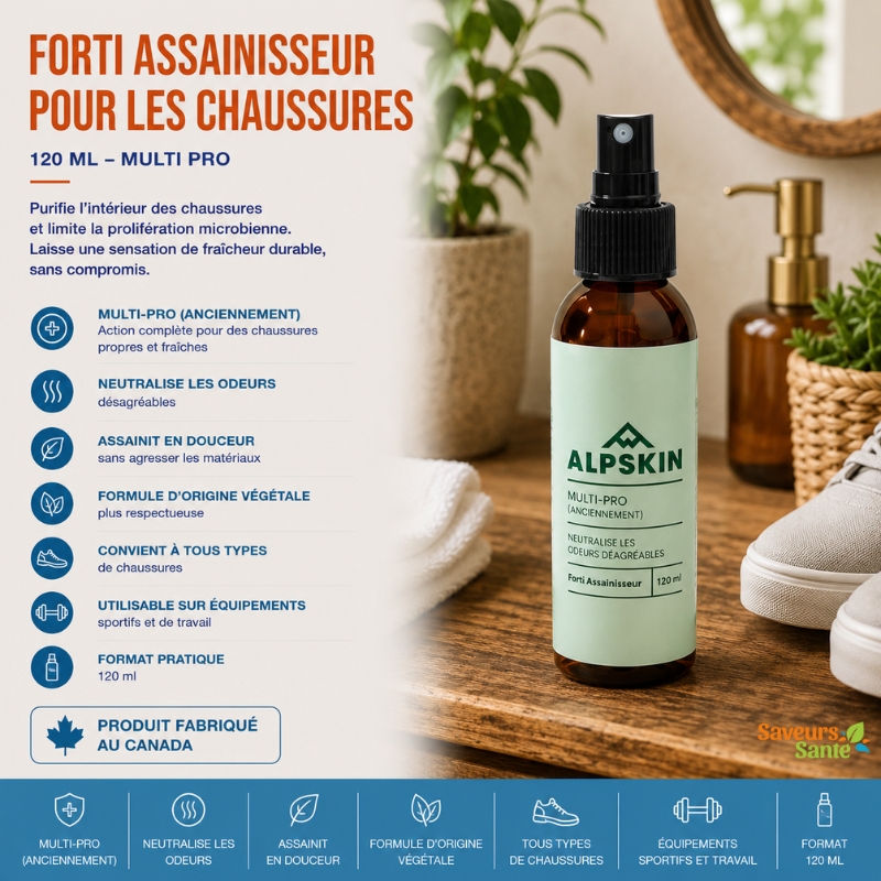 Forti Assainisseur pour les chaussures 120 ml Multi Pro