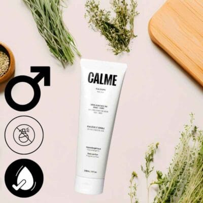 Crème Hydratante Visage & Corps Calme pour hommes – 236 mL