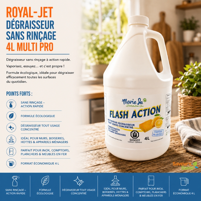 Royal-Jet dégraisseur sans rinçage 4 L Multi Pro