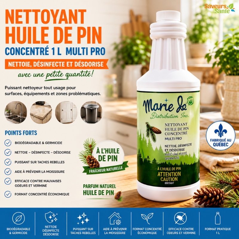 Nettoyant à l'huile de pin concentré 1 L Multi Pro