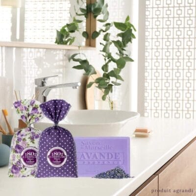 Lot 2 Sachets 18g Lavande & Lavandin + 1 Savon 100 g Lavande