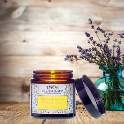 BOUGIE PARFUMÉE MIMOSA - ACACIA, COLLECTION AUTHENTIQUE 80g