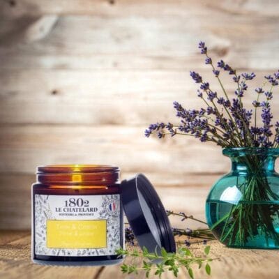 BOUGIE PARFUMÉE THYM - CITRON, COLLECTION AUTHENTIQUE 80g
