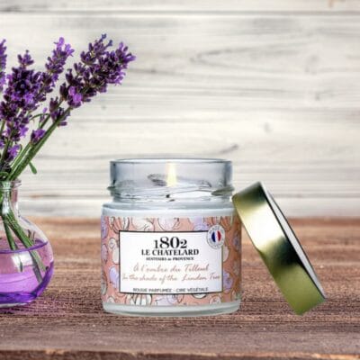BOUGIE PARFUMEE A L'OMBRE DU TILLEUL, COLLECTION SIGNATURE 180g