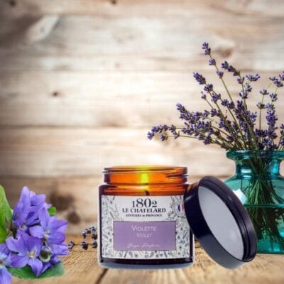 BOUGIE PARFUMÉE VIOLETTE, COLLECTION AUTHENTIQUE 80g