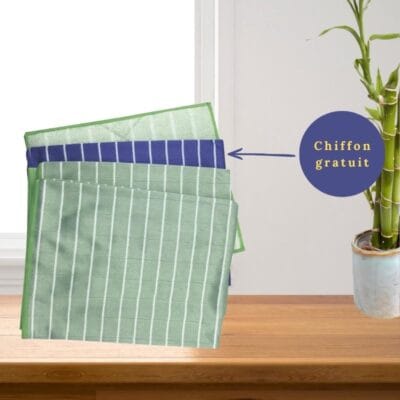 Chiffon microfibres Bambou