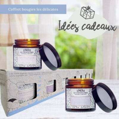 Coffret de 8 Bougies Authentiques - Les Délicates