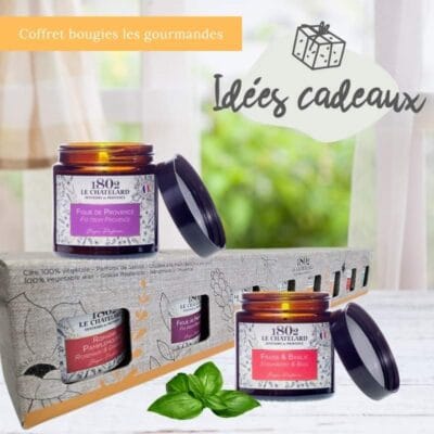 Coffret de 8 Bougies Authentiques - Les Gourmandes