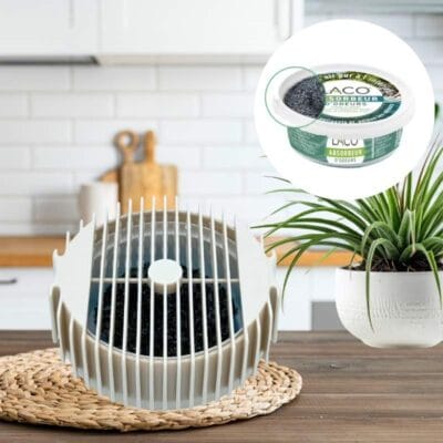 Couvercle de protection pour absorbeur d'odeurs