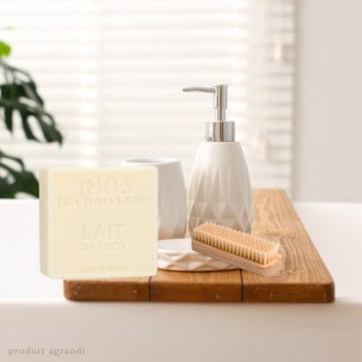 Savon Carré 100 g LAIT DE COCO - SANS PALME