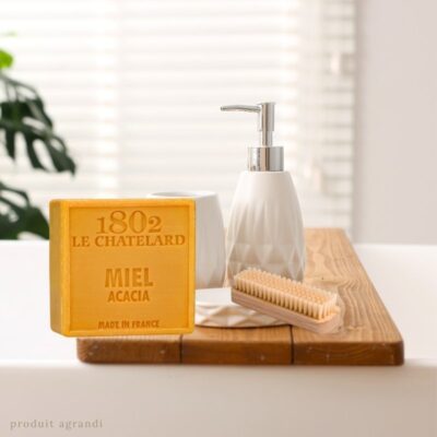 Savon Carré 100 g MIEL ACACIA - SANS PALME