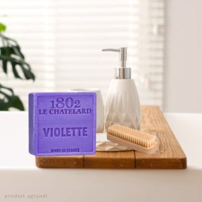 Savon Carré 100 g VIOLETTE - SANS PALME