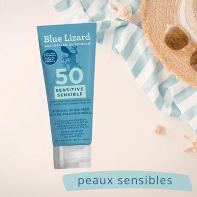 Crème solaire minérale SPF 50 peau sensible lotion 89 ml