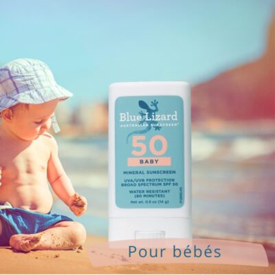 Crème solaire minérale SPF 50 stick pour bébé 14 g