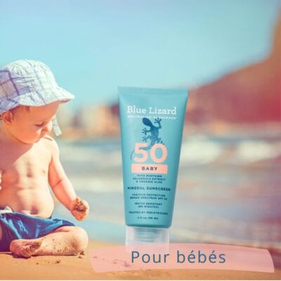 Crème solaire minérale SPF 50 bébé lotion 89 ml