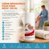 Crème réparatrice pour pieds Medic 100 ml