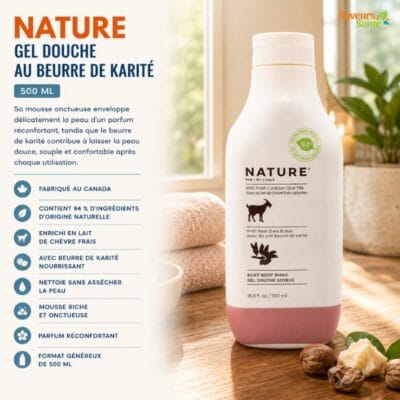 Nature Gel douche au beurre de karité 500 ml