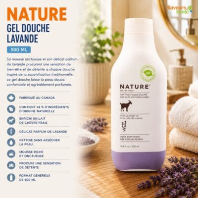 Nature Gel douche lavande 500 ml