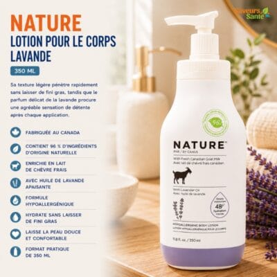 Nature Lotion pour le corps lavande 350 ml